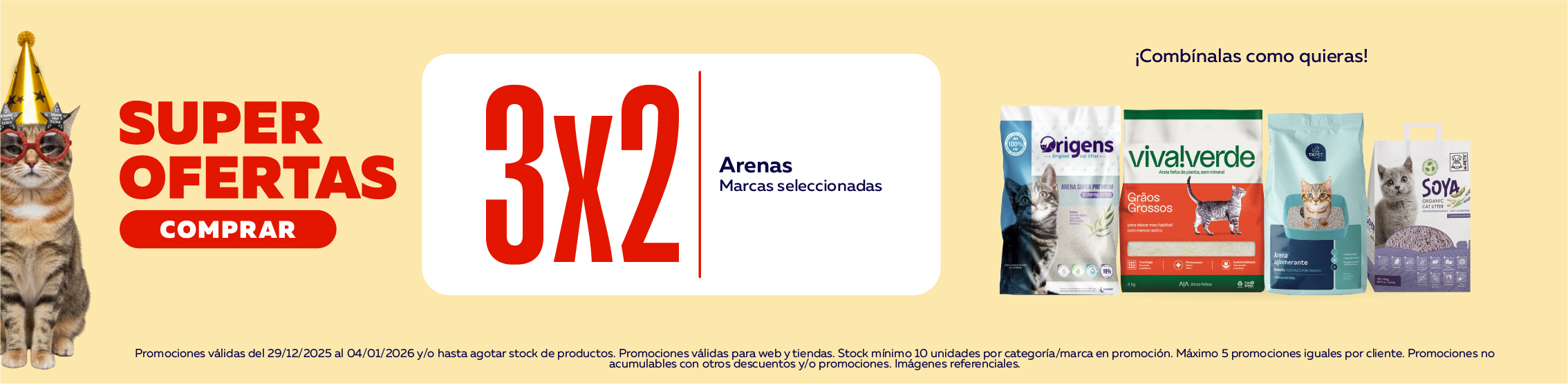 Super Fin de A&ntilde;o arenas