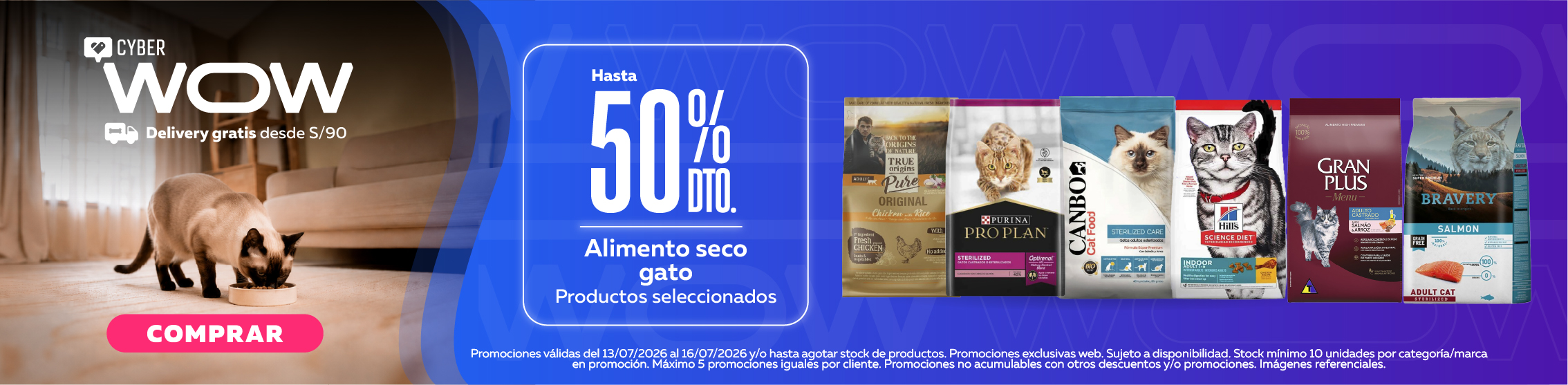 cyber wow alimento gato