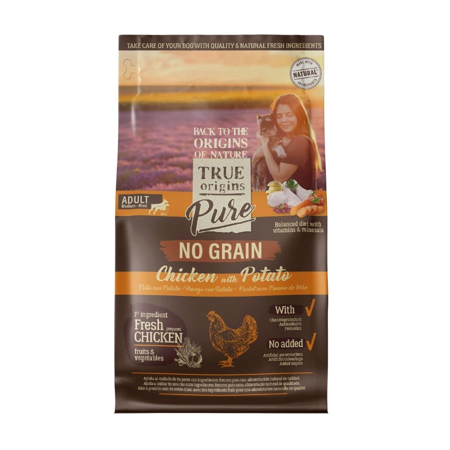 True Origins Pure Dog Adult Chicken Grain free, , large image number null