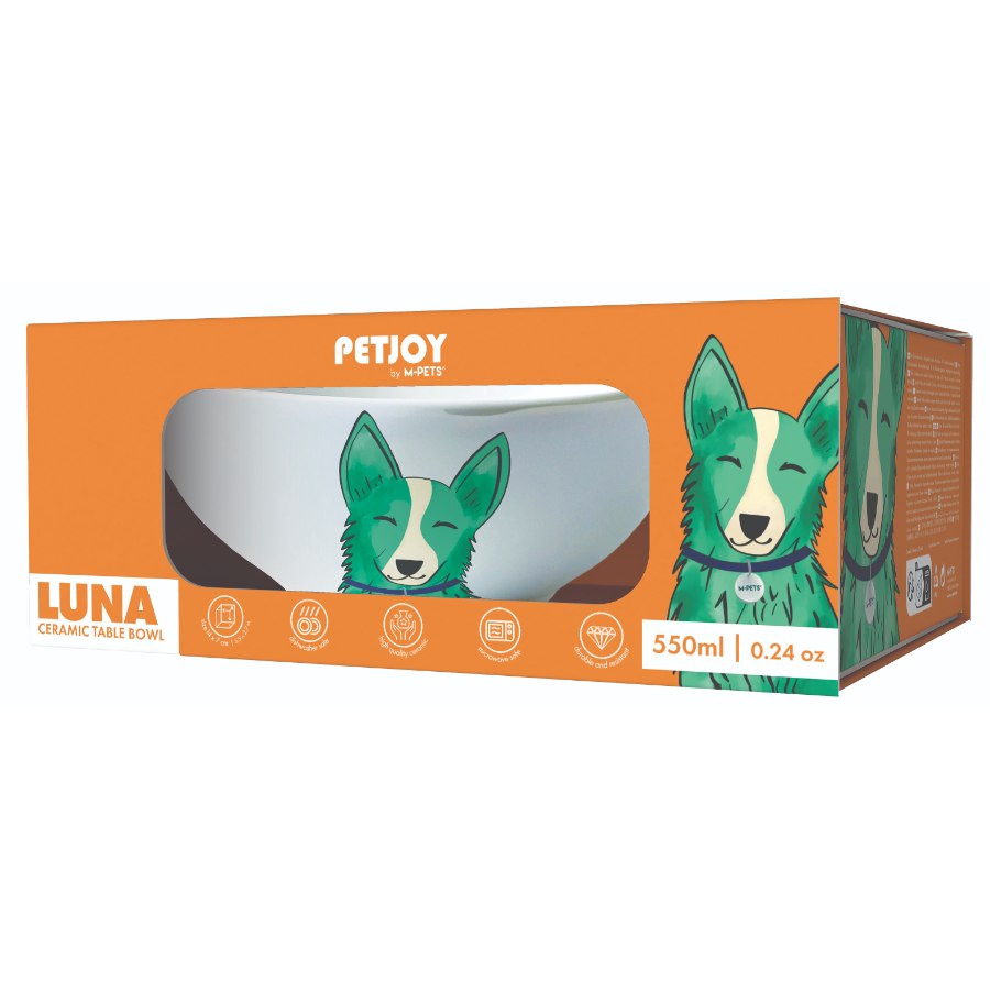Petjoy Bowl Luna Bright 550 Ml, , large image number null