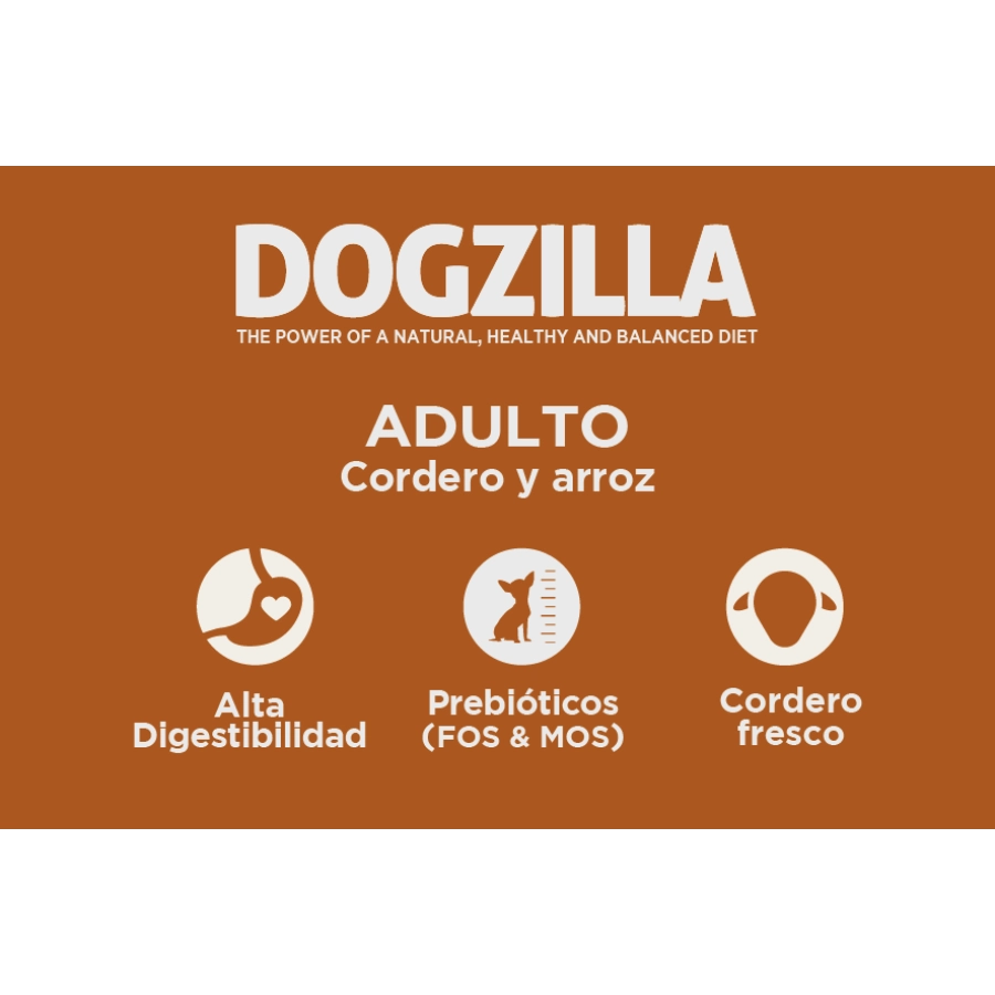 Dogzilla dog lamb and rice, , large image number null