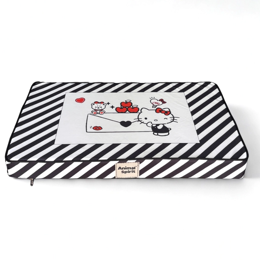 Colchoneta Hello Kitty Blanca/Negra