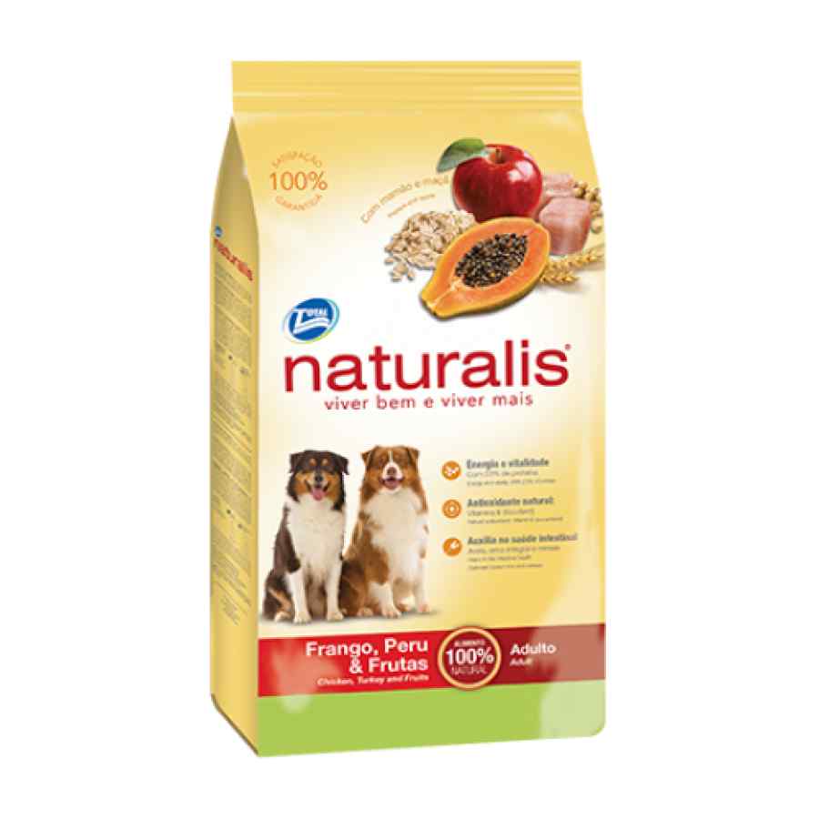 Naturalis Adulto Raza Mediana Pollo, Pavo Y Frutas Alimento Seco Perro, , large image number null