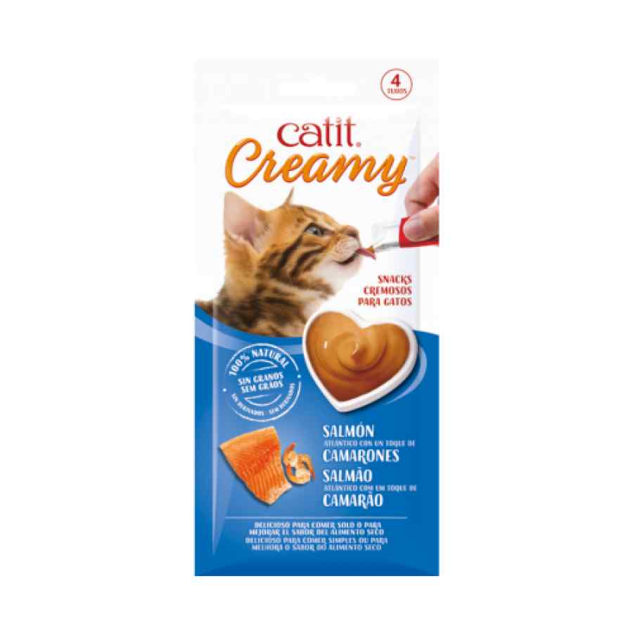 Cat It Creamy Salmón Con Camarones 4x10gr, , large image number null