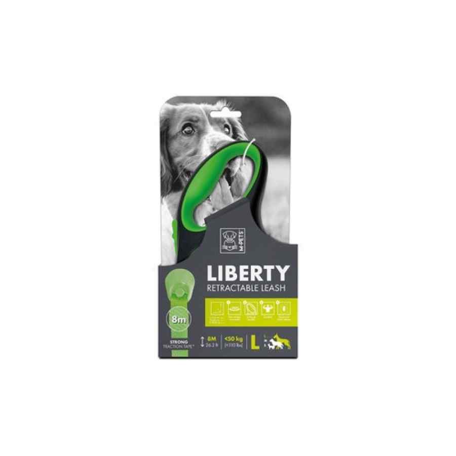 Correa retractil verde l