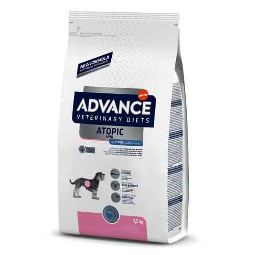 Advance Atopic Mini Dieta Veterinaria Para Piel Atópica 1,5KG image number null