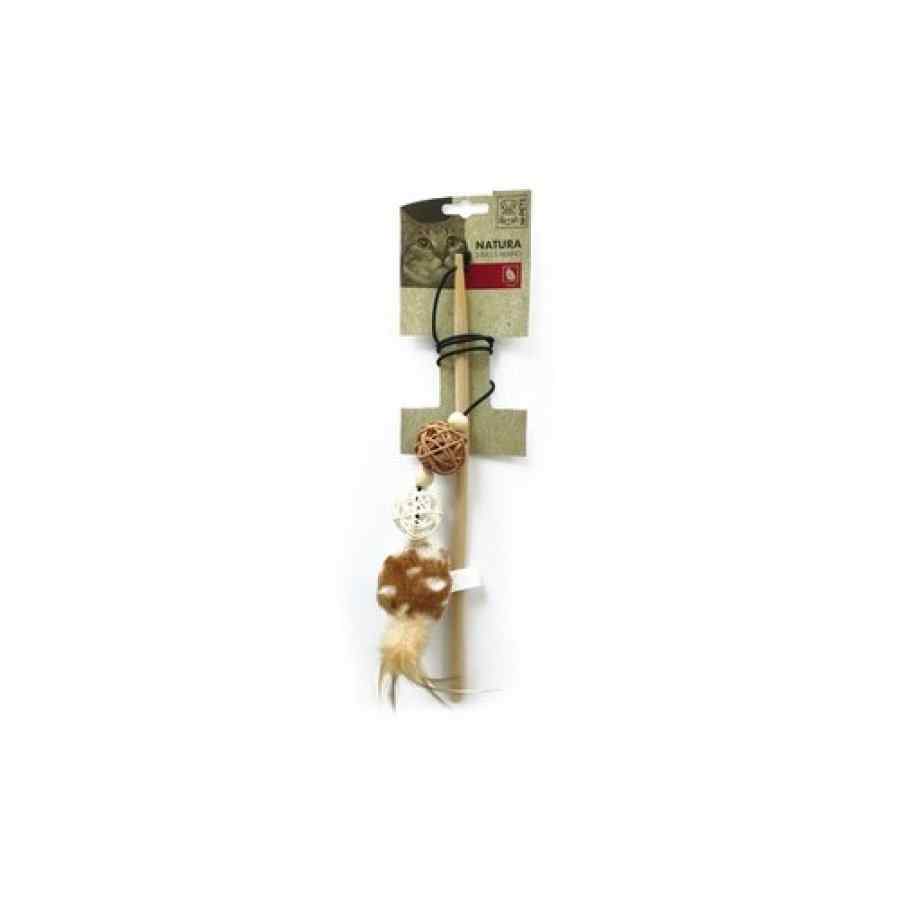 Natura varita para gato 3 balls  35cm, , large image number null