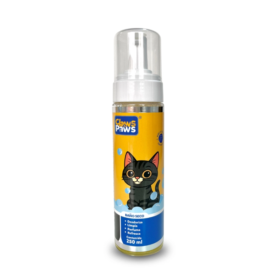 Claws & Paws Ba&ntilde;o De Espuma Seco C&P X 250 Ml. Gato