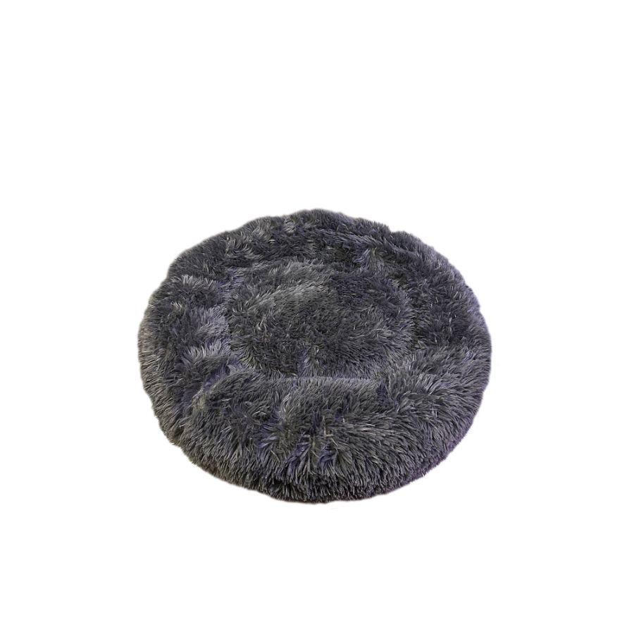 Accecan cama donut pelo largo gris, , large image number null