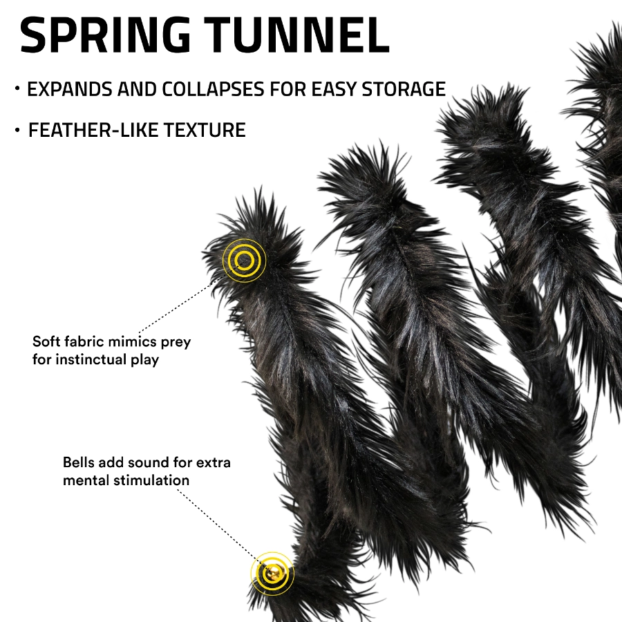 Playology Cat Fuzzy Tunnel, , large image number null