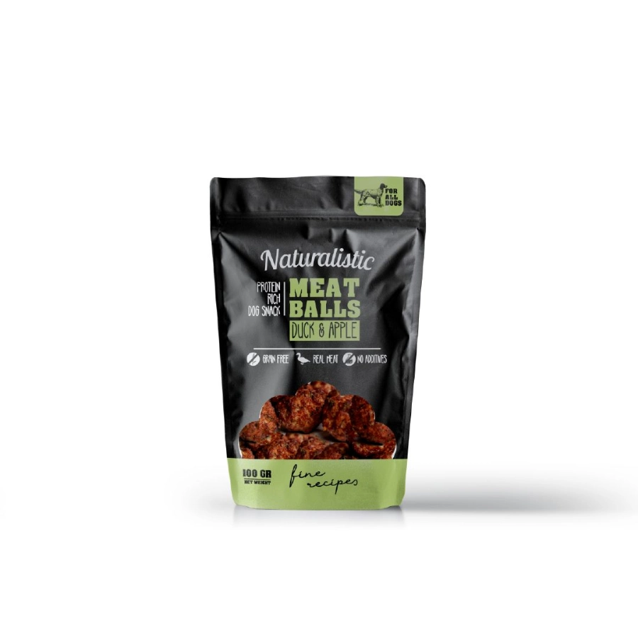 Naturalistic Fine Recipes Albóndigas De Pato Y Manzana 100 g, , large image number null