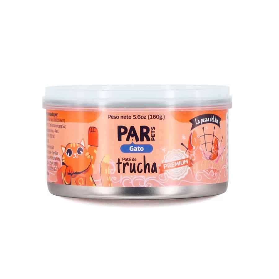 Par Pets gato paté de trucha 160g , , large image number null