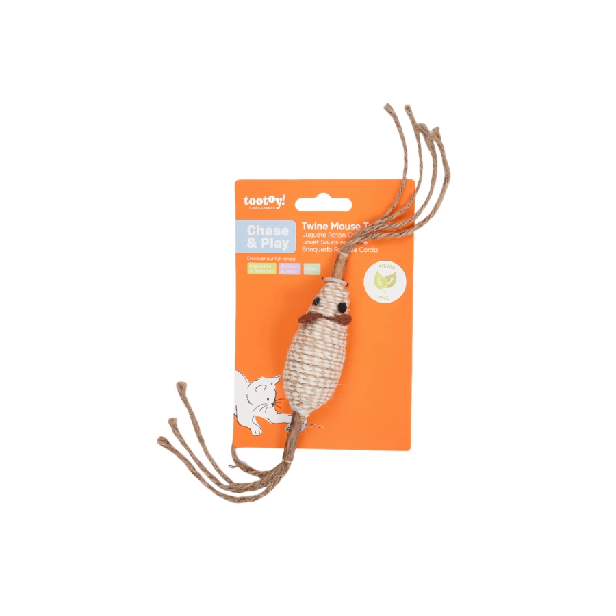 Tootoy! Chase&Play Twine Mouse Toy, , large image number null