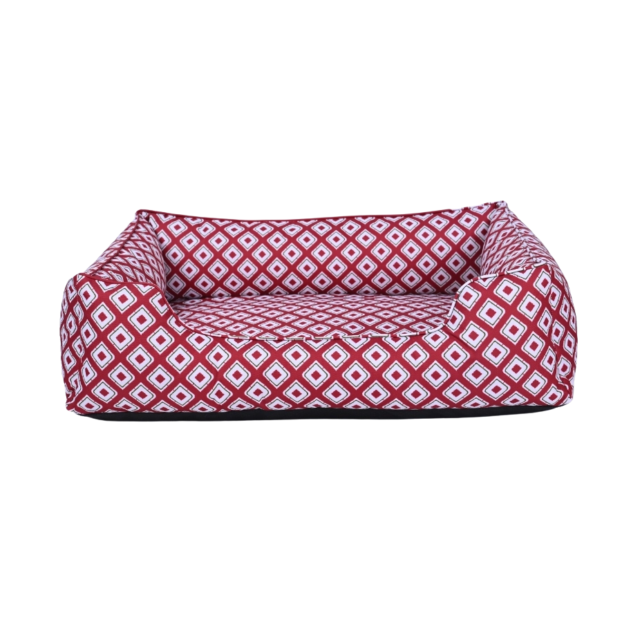 Leeby Dog Premium Teflon Bed Red, , large image number null