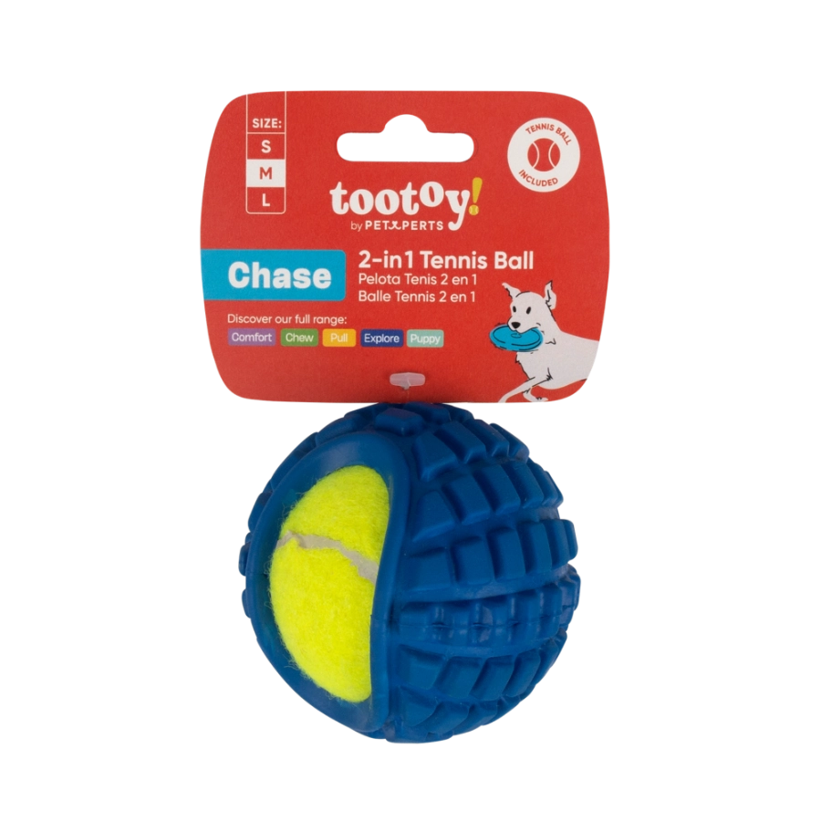 2 In 1 Tennis Ball Pelota De Tenis 2 En 1, , large image number null