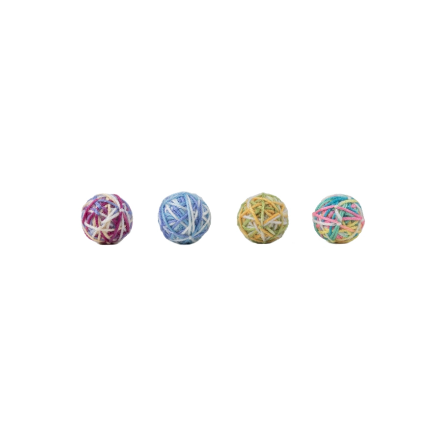 Tootoy! Kitten Rattle Wool Balls Set, , large image number null