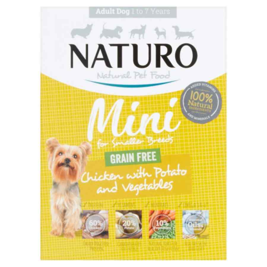 Naturo Mini Pollo, Papa Y Vegetales Libre De Granos Para Perro Adulto 150gr image number null