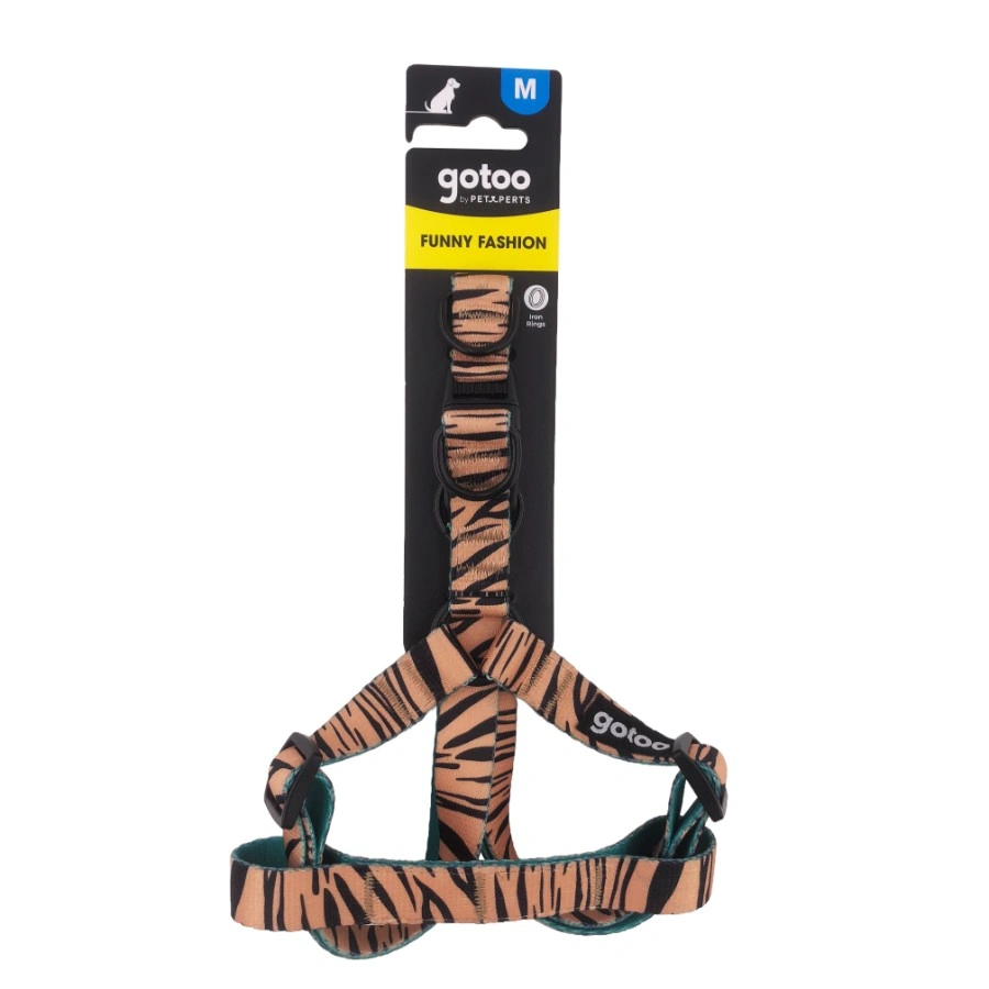 Gotoo! Arnés Funny Fashhion Tigre Marrón, , large image number null