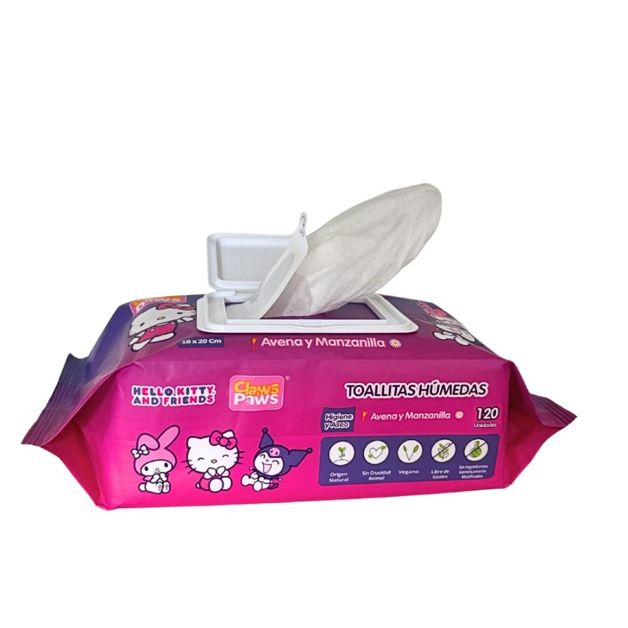 Toallitas Húmedas Hello Kitty X 120 Unid.  (Avena Y Manzanilla), , large image number null
