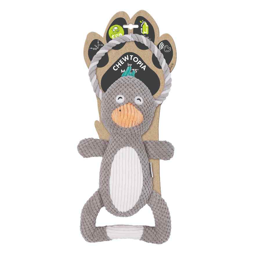 Mpets Chewtopia Eco Dog Toy   Pato, , large image number null
