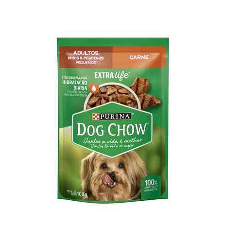 Dog Chow Adulto Trozos Pequeños Fiesta De Carne En Salsa X 100 Gr, , large image number null