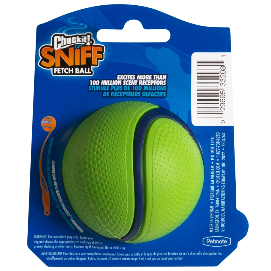 Chuckit! Sniff Fetch Ball Pb Md1Pk, , large image number null