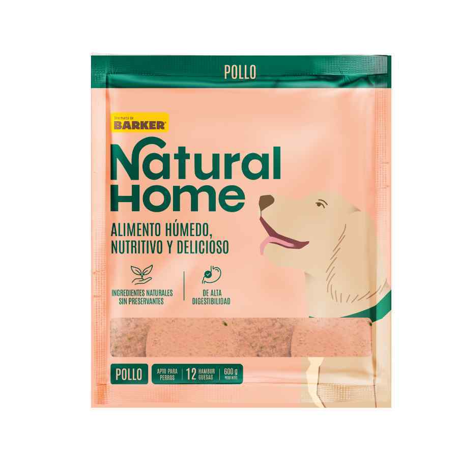 Natural Home Pollo (600g) 12 Hamburguesas, , large image number null