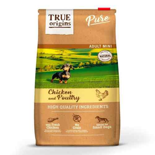 True origins pure dog adult mini chicken and poultry grain free 3 Kg, , large image number null