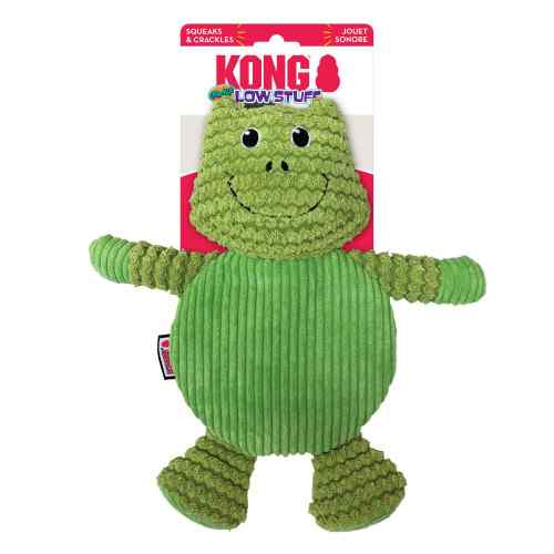 KONG Low Stuff Crackle Tummiez Frog Lg