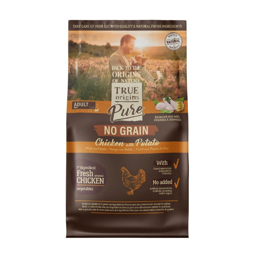 True Origins Pure Dog Adult Mini Chicken Grain free, , large image number null