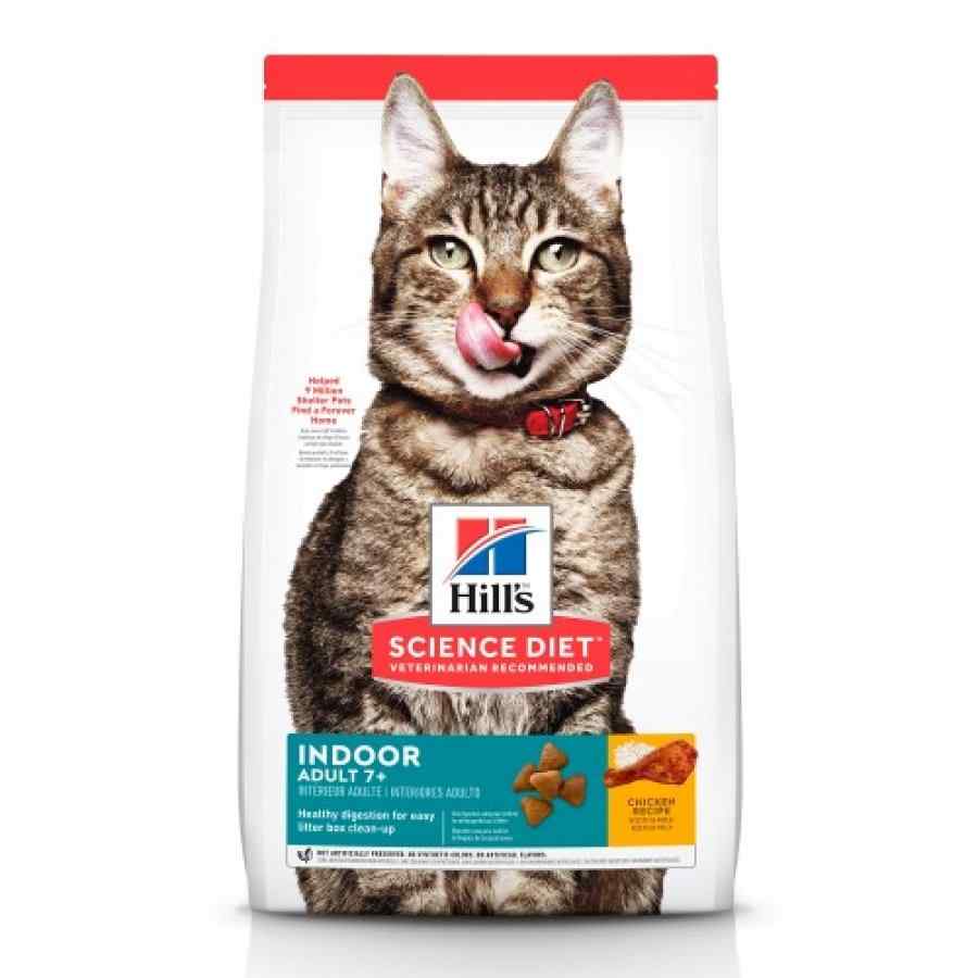 Hills Sd Mature Indoor 3.5 Lb Adulto 7 Años Alimento Seco Gato (1.58 kg) image number null