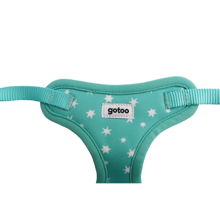 Gotoo! Arnés Para Perros Estrellas Verde Menta, , large image number null