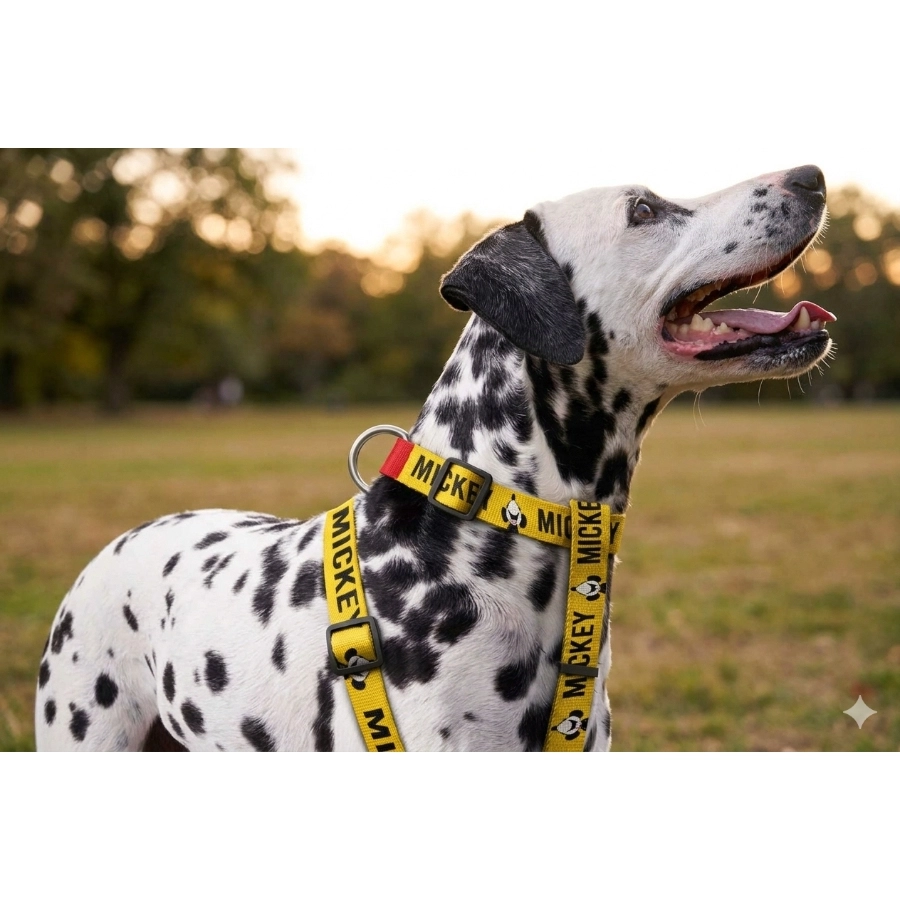 Collar Mickey Looks Up Yellow, , large image number null