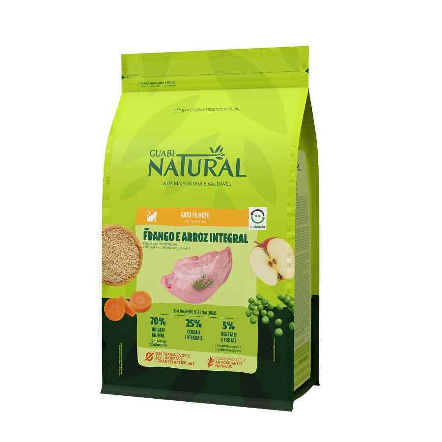 Guabi natural gato filhote sabor frango e arroz integral 1,5kg, , large image number null