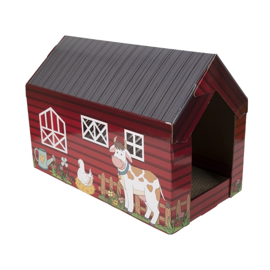 Hattie House Cardboard Scratch & Snooze, , large image number null