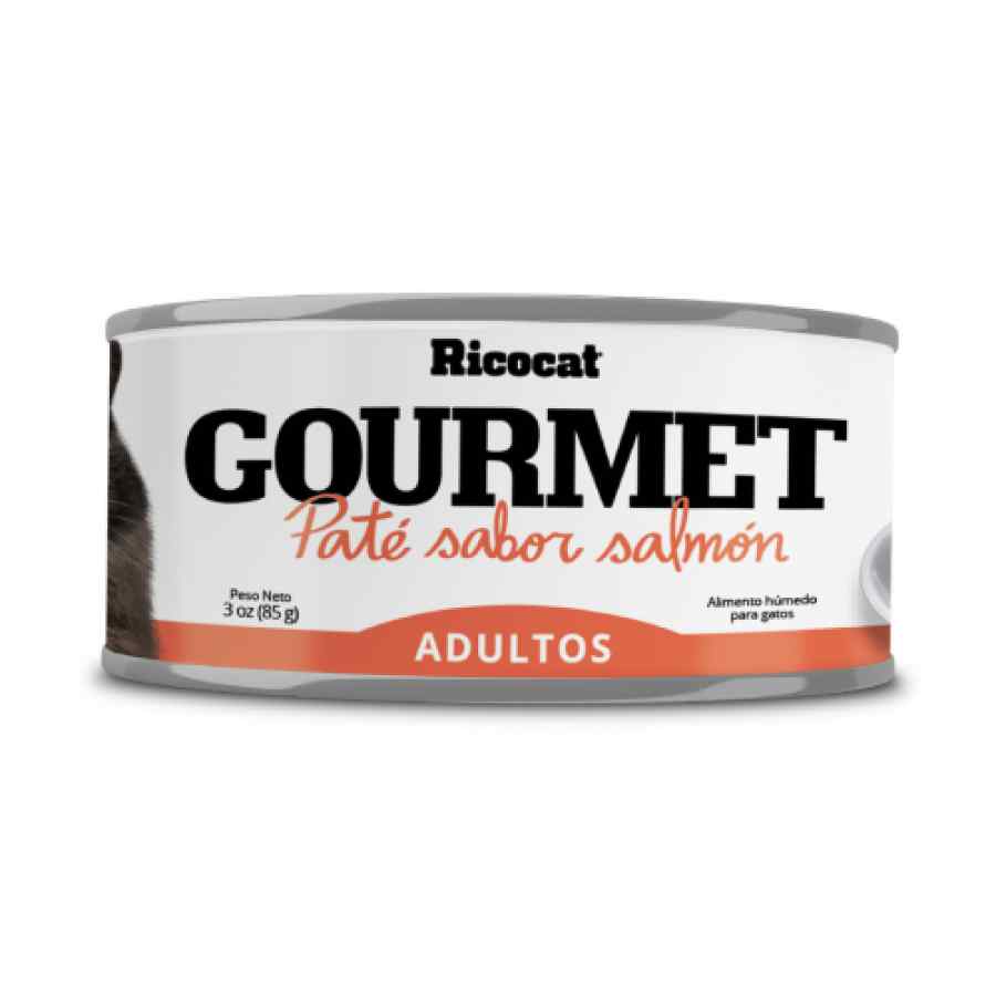 Ricocat Gourmet Adulto Paté sabor a Salmón 85 g image number null