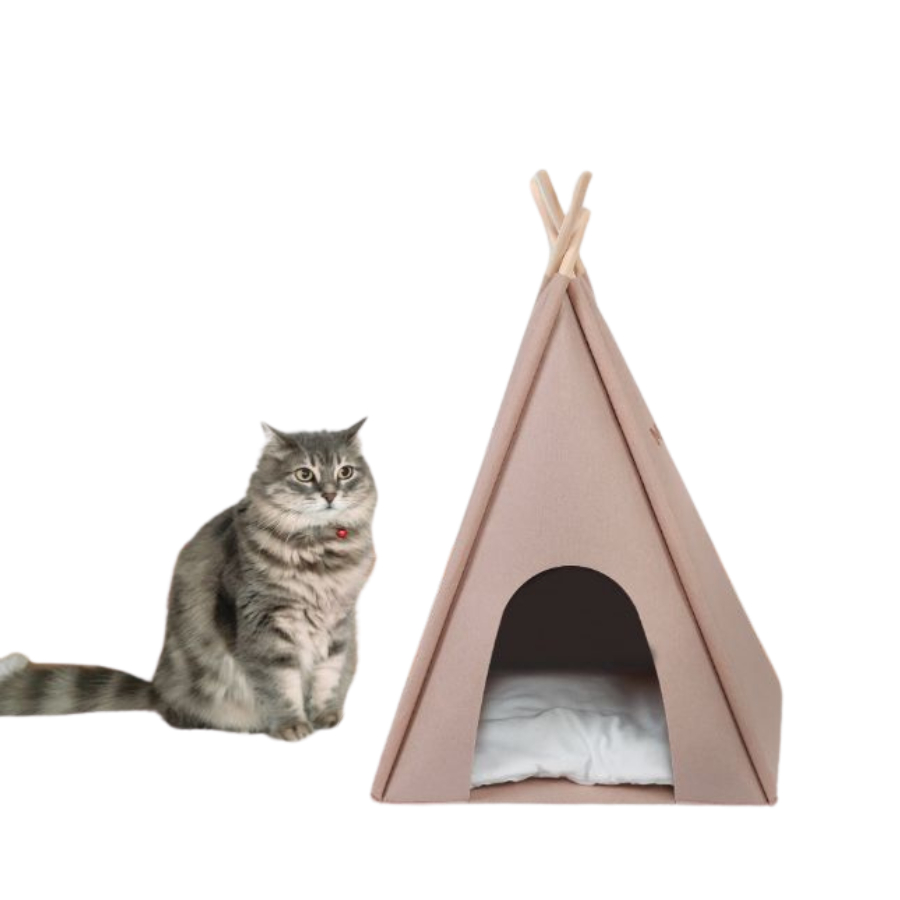 Mpets Cama Eco Tipi- Marron