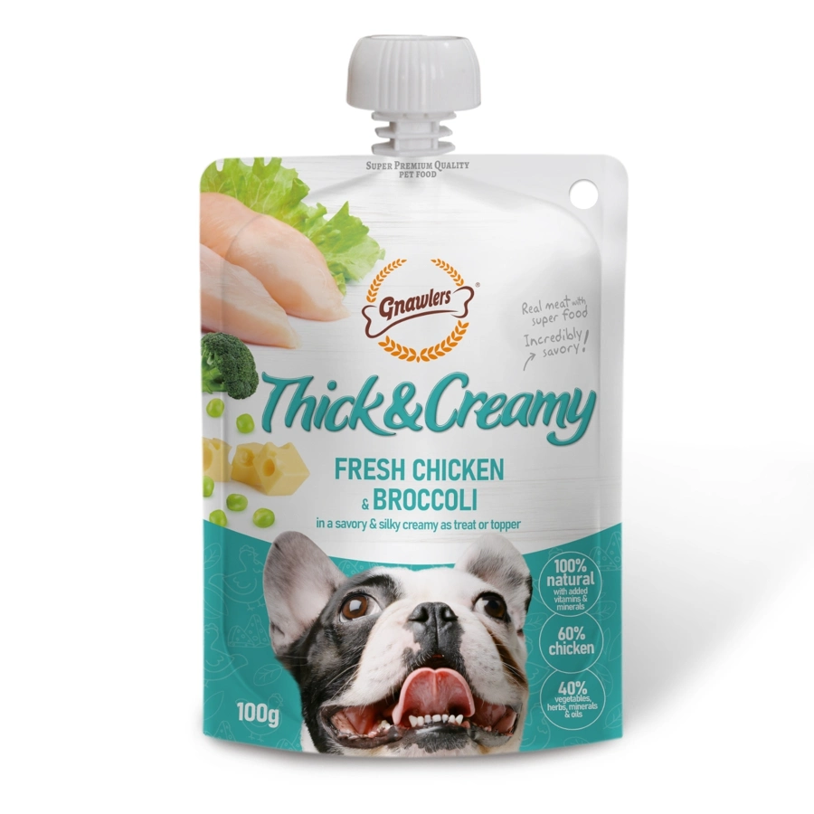 Gnawlers Thick & Creamy Pollo Y Brocoli (100 Gr), , large image number null