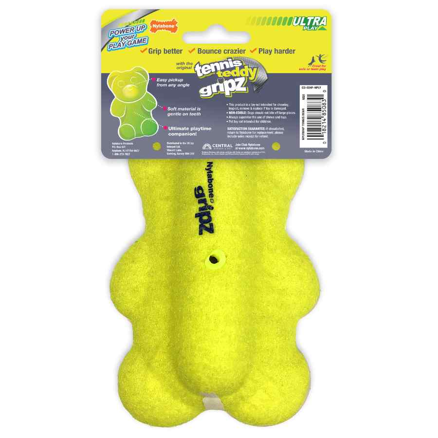 Nylabone Power Play Tennis Oso Teddy, , large image number null