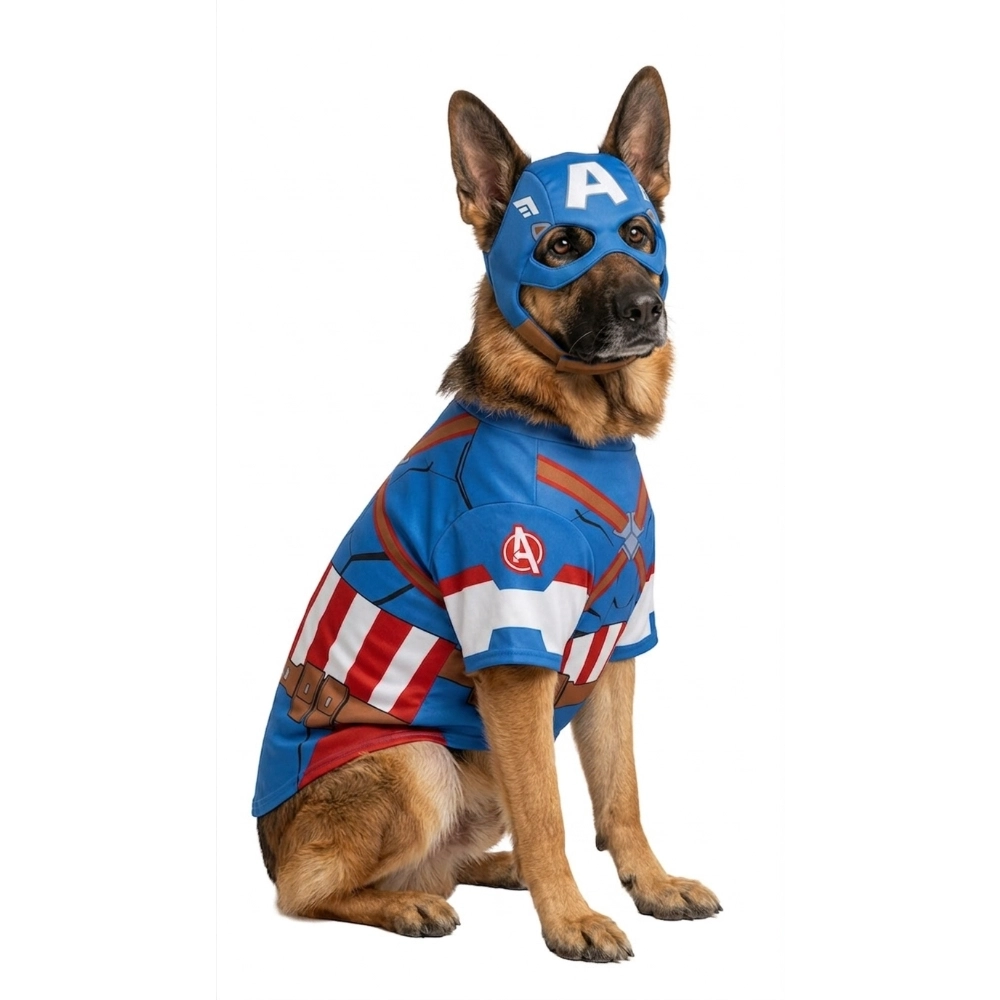 Disfraz Pets Avengers Cap America