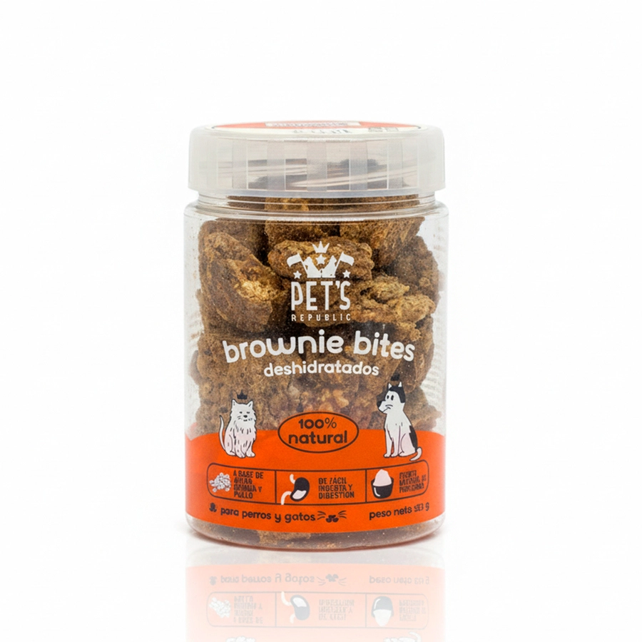 Snack Pet's Republic Brownie Bites x 103gr