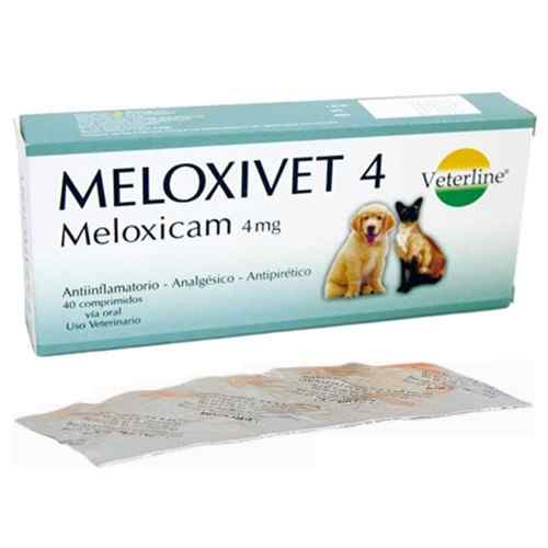 Meloxivet Analgesico/ Meloxicam 4mg 10 comprimidos