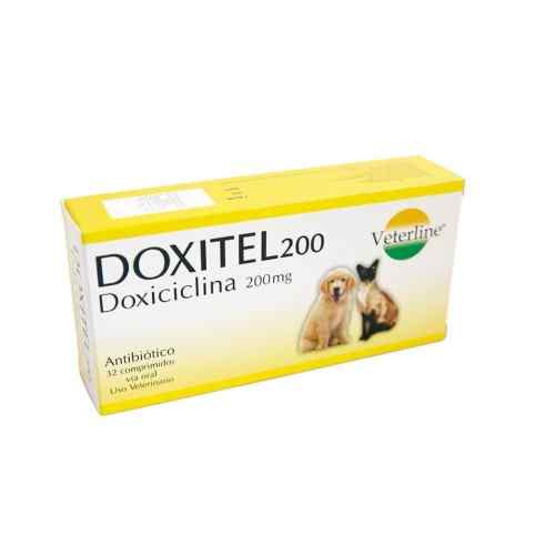 Doxitel/ Doxiciclina Antibiótico 200mg (8 unidades) (C: Caja V:Blister)