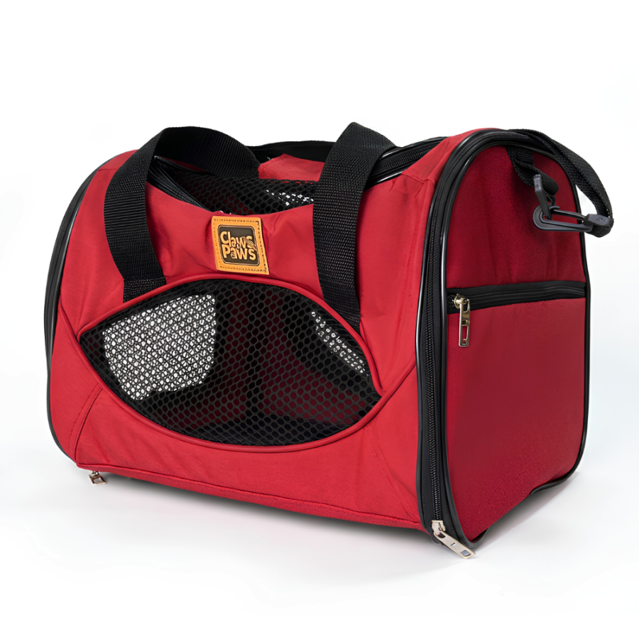 Claws & Paws Transportador Travel Rojo/Negro, , large image number null