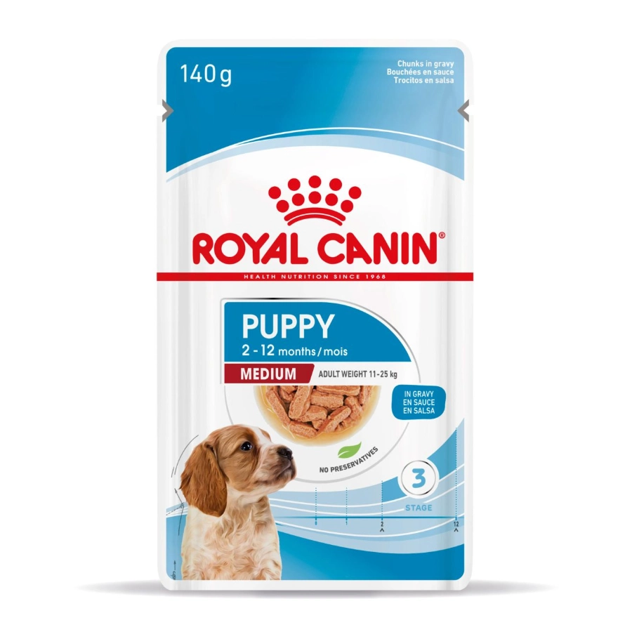 Royal Canin Perro Shn Medium Puppy 140 g, , large image number null