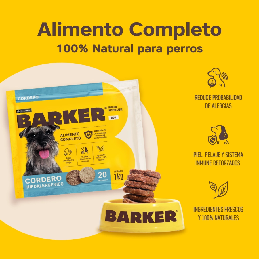 Barker Hamburguesas de cordero 20 unidades, , large image number null