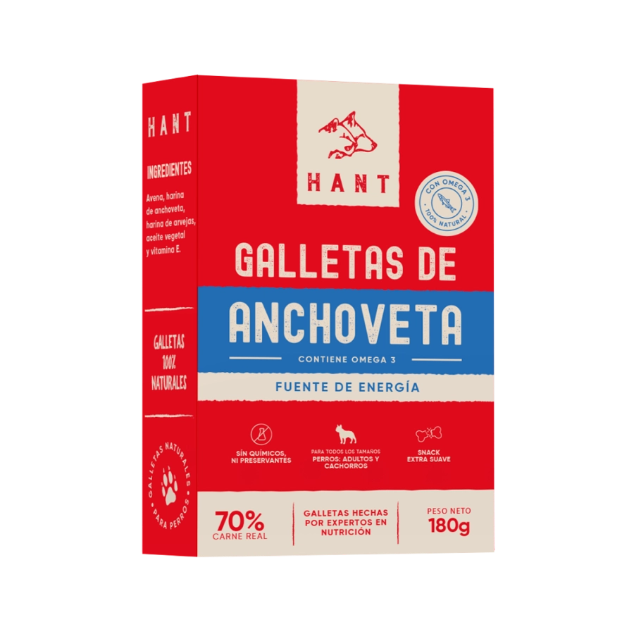 Hant Perro Galletas De Anchoveta 180Gr, , large image number null