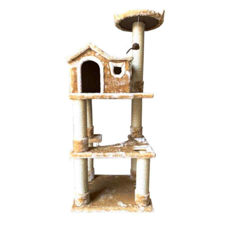 Claws & Paws Gimnasio 4 Pisos Beige