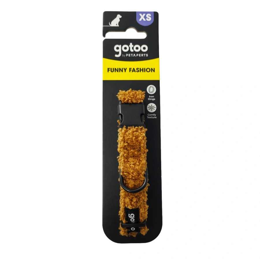 Gotoo! Collar Funny Fashhion Teddy Marrón, , large image number null