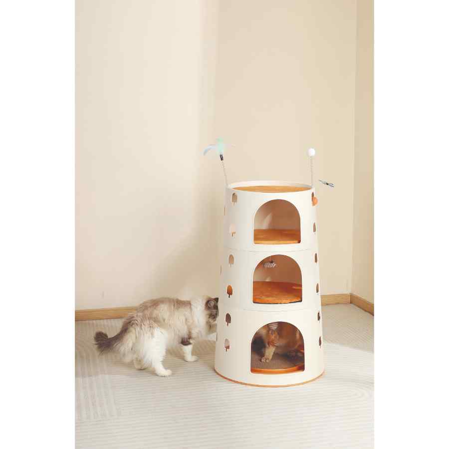 Mpets Burana Eco Torre Para Gato, , large image number null